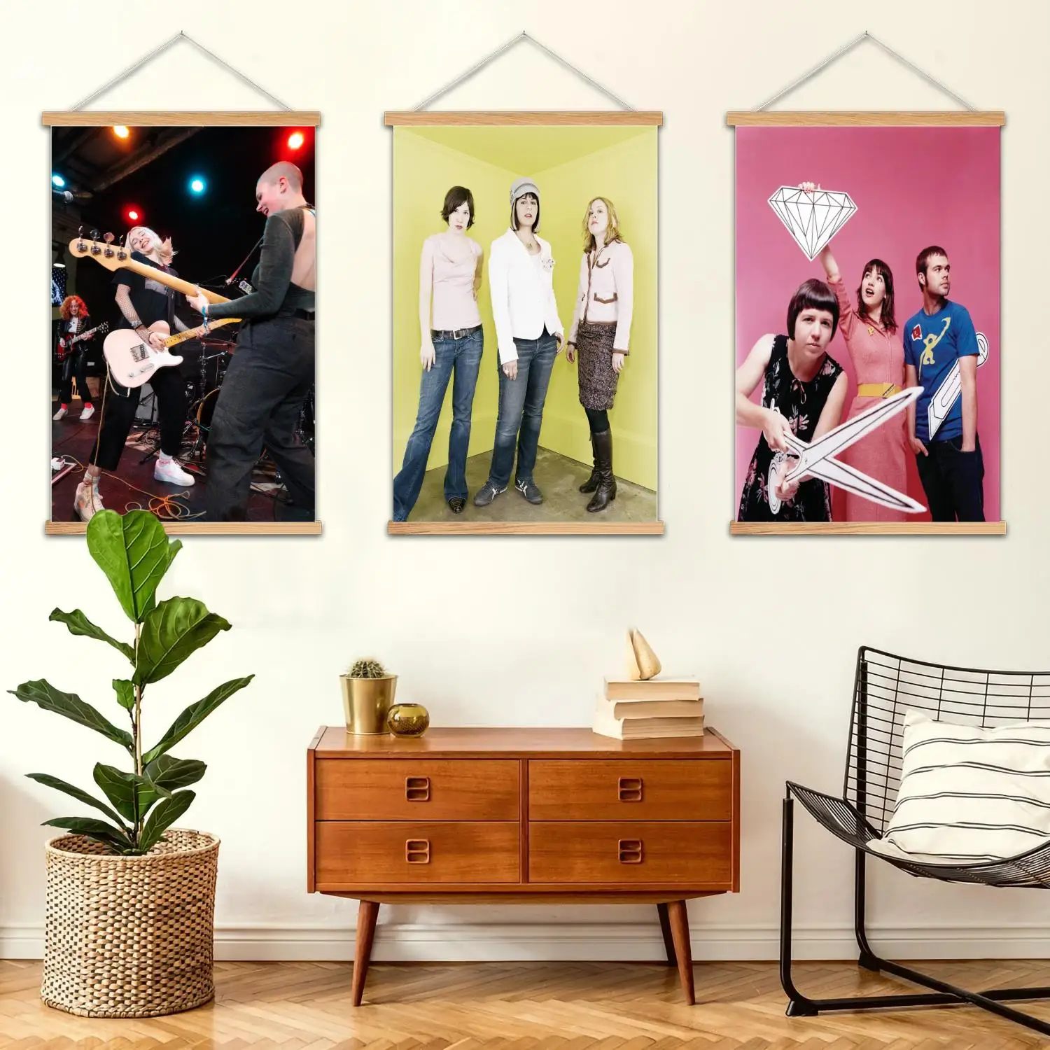sleater kinney Framed Wall Painting Canvas Art Poster and Wall Art,  Modern Family Bedroom Decor, Posters,Decorative painting