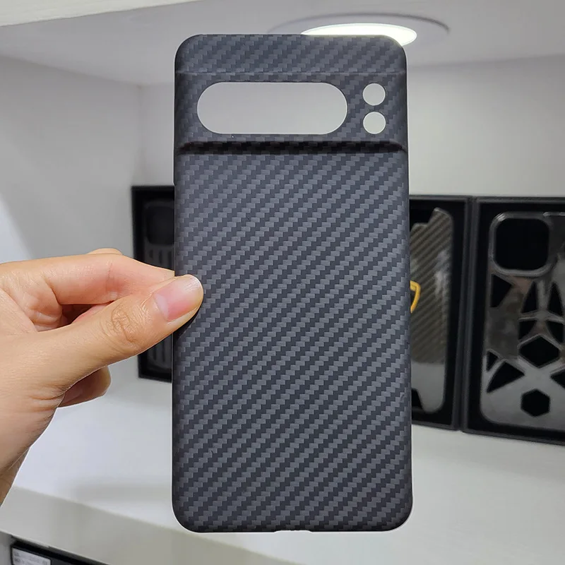 Deluxe carbon fiber Google Pixel8pro Kevlar phone case Google8 carbon fiber protective case 8pro ultra-thin aramid fiber box