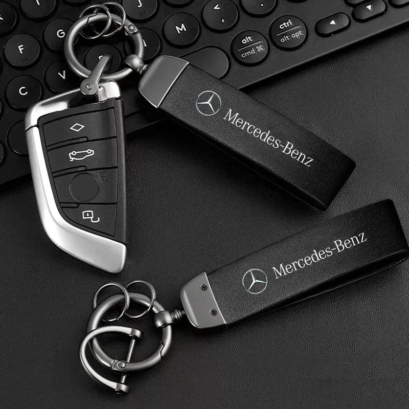 Car Key Chain Ring Holder Accessories for Mercedes Benz W203 W204 W205 W209 W210 W211 W212 W176 W166 W163 W177 W167 W117 GLA