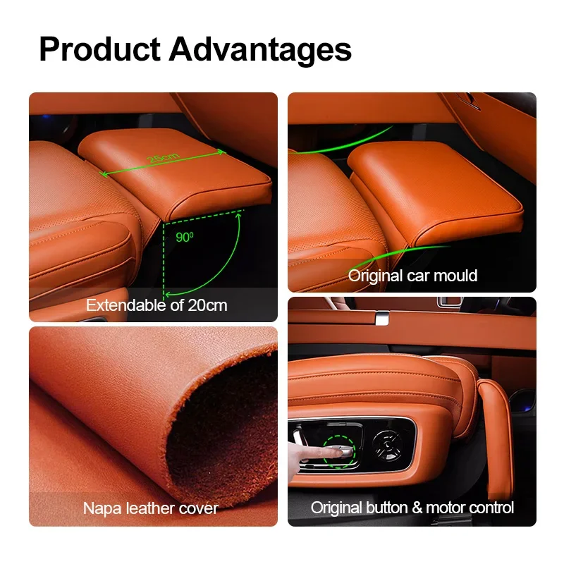 Luxury car seat with leg rest Electric adjustable support Smart backrest Child seat Electric leg rest Suitable for