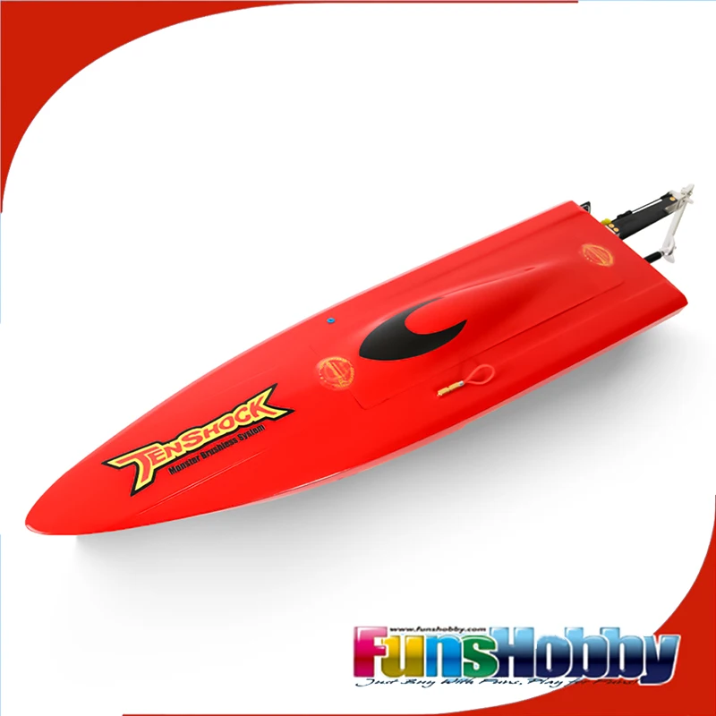 Tenshock SCORD Ⅵ  Mono-1 Carbon Fiber ARTR RC Boat W/Motor ESC Propeller High Speed Remote Radio Control Electric For Kids Adult