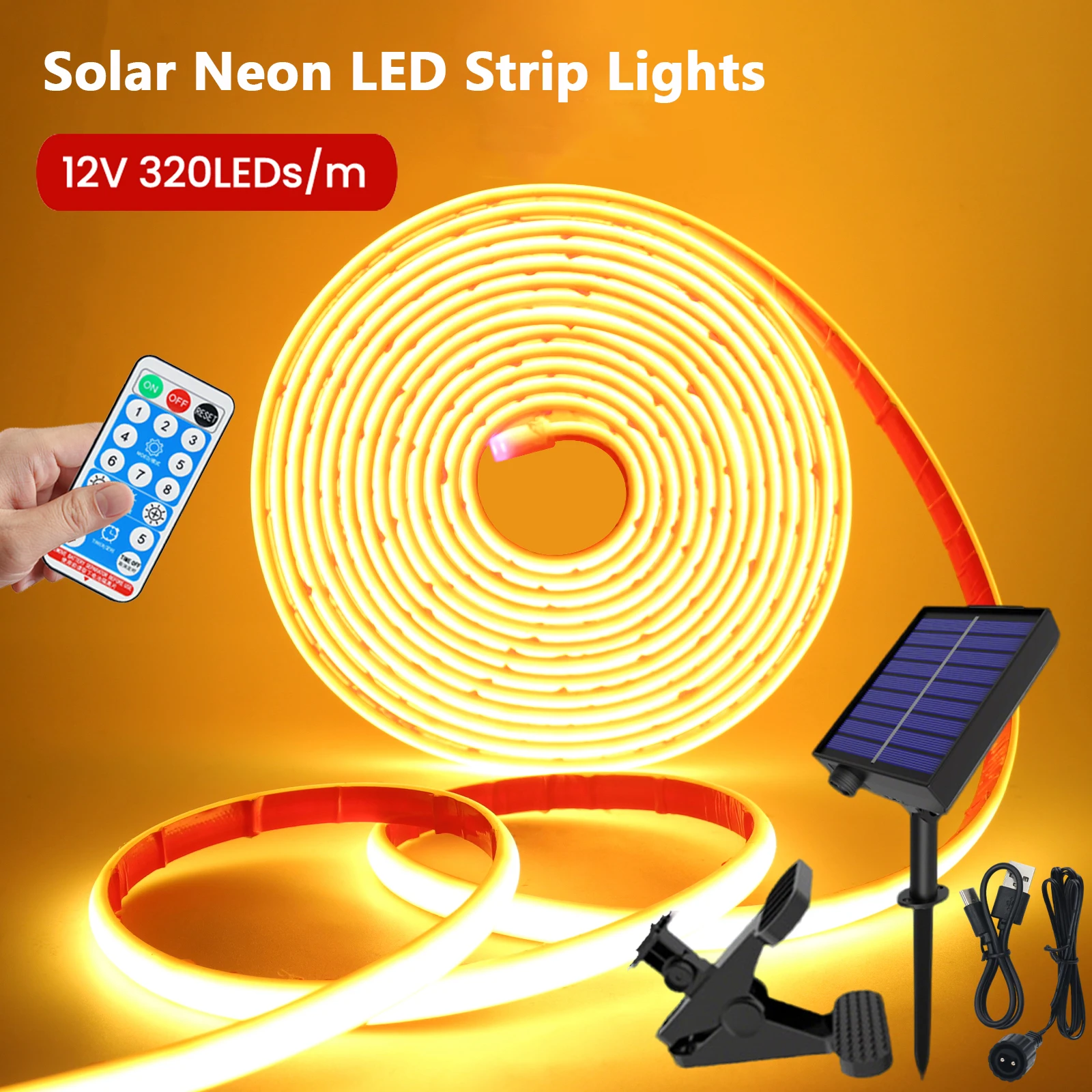 12V Solar Neon Ligh…