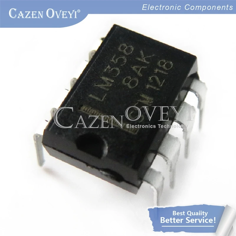 1-5pcs LM358P LM386N-1 MC34063 NE5532P NE555P NJM4558D TDA2822M VIPER12A AT24C16N AT24C32A DIP-8