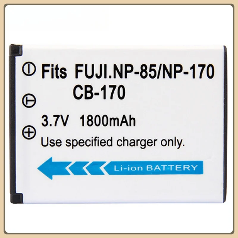 

8 шт. 1800 мАч FNP85 аккумулятор для замены камеры Fujifilm для NP170, совместимый с DV-E80/CB170 расширенным временем съемки
