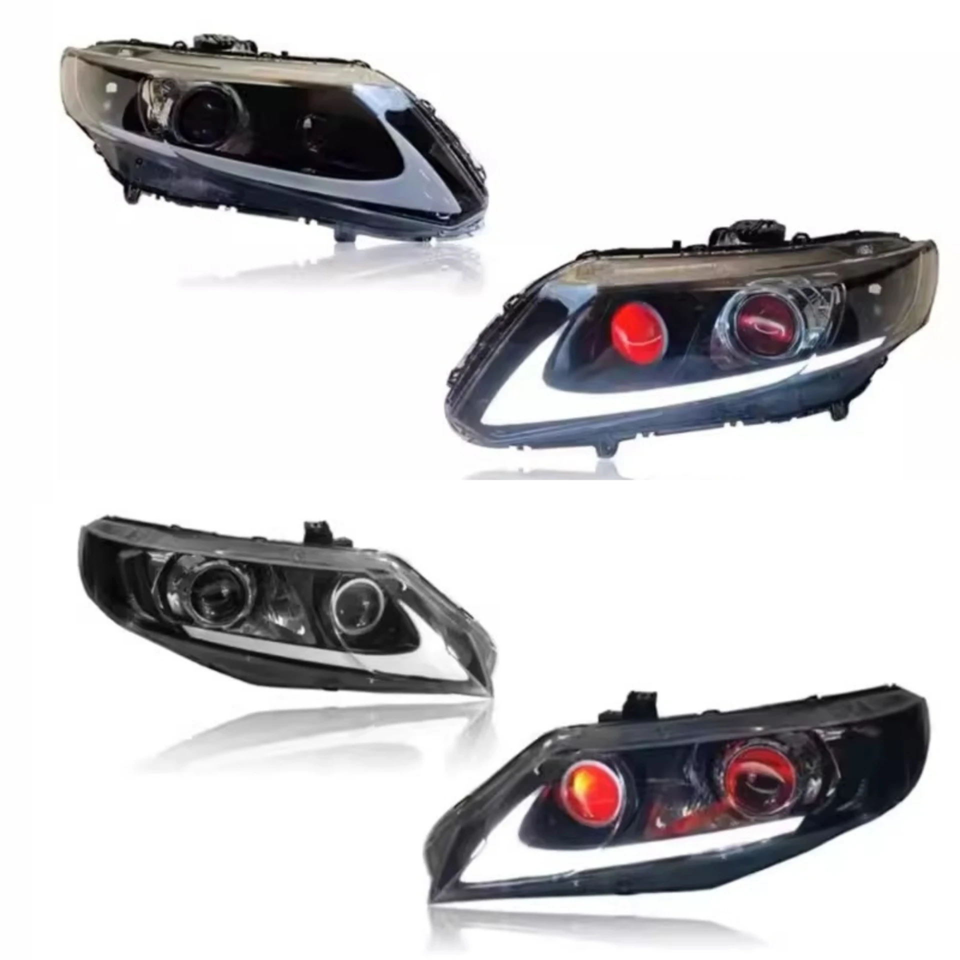 Led Headlight Assembly for Honda Civic 8th 9th 2006-2015 Modified Daytime Running Light Turn Signal Car Accessories