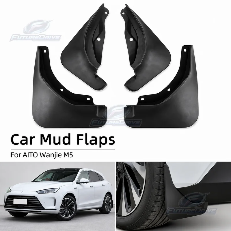 For AITO Wanjie M5 Electric Vehicle Mud Flaps Custom Fit, High-Quality Auto Accessories, Dropshipping Available