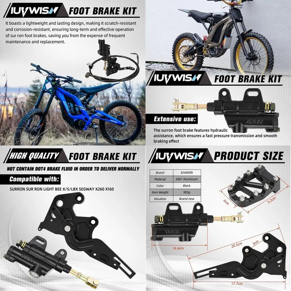 

Электрический велосипед для бездорожья, комплект рычагов педали ножного тормоза с ЧПУ для Surron LBX Sur Ron Light Bee X/S X260 X160