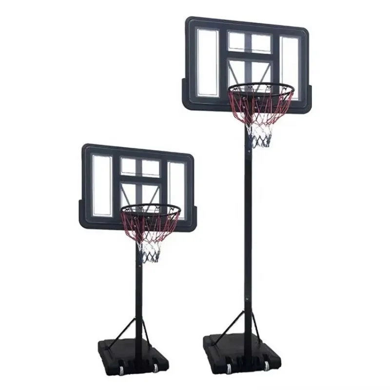 

YTYIN Outdoor 10ft 43*29Inch Backboard Basketball Stands Movable and Adjustable Height for Kids Youth Adults