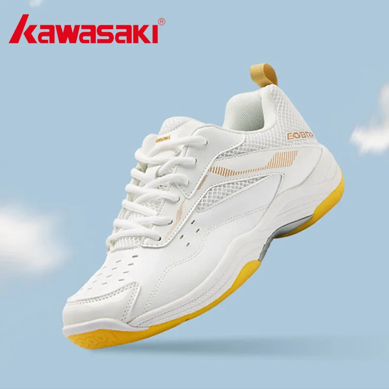 Kawasaki Scarpe da badminton da uomo Scarpe sportive professionali da donna Scarpe da ginnastica da campo traspiranti per interni K-086