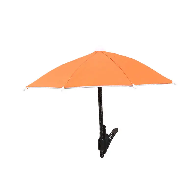 Biegsames Design Auto-Handy-Sonnenschutz Blendschutz mit Clip Handy-Regenschirm Verstellbare Rutschfeste Auto-Handyhalterung – Detail 24