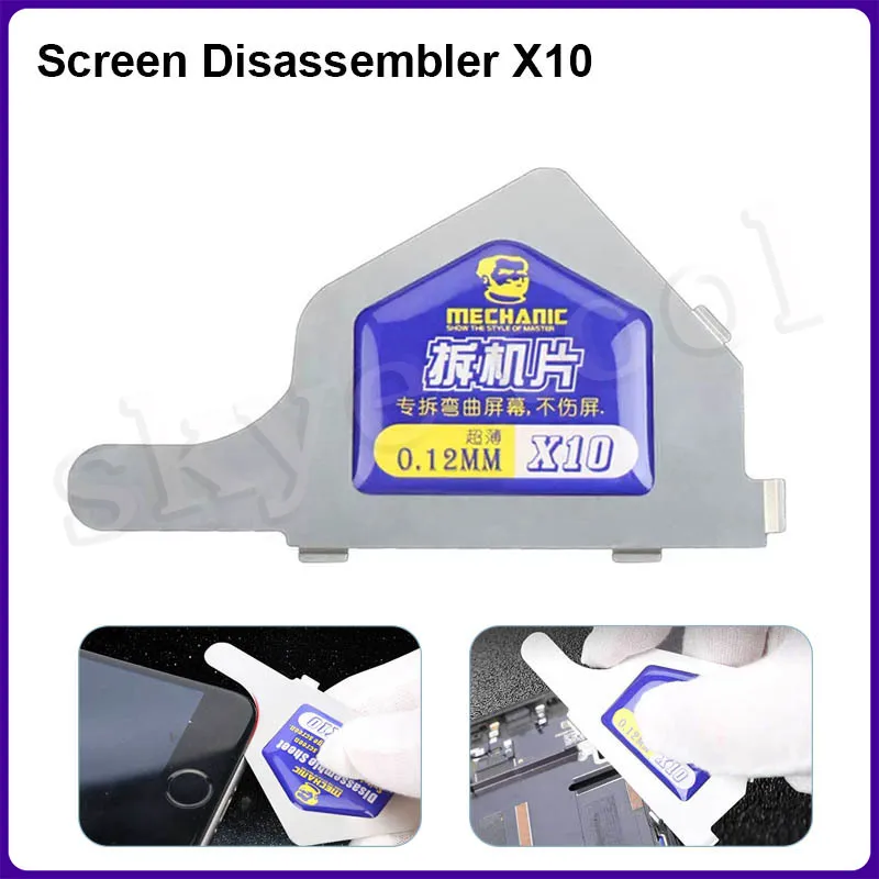 MECHANIC X10 3D Curved LCD Screen Disassembly Card for Mobile Phone Tablet Repair Back Cover Frame Opening Hand Tool