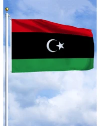 60×90 90x150 120×180CM Libya Emblem Flag Polyester Printed Banner Tapestry For Decor