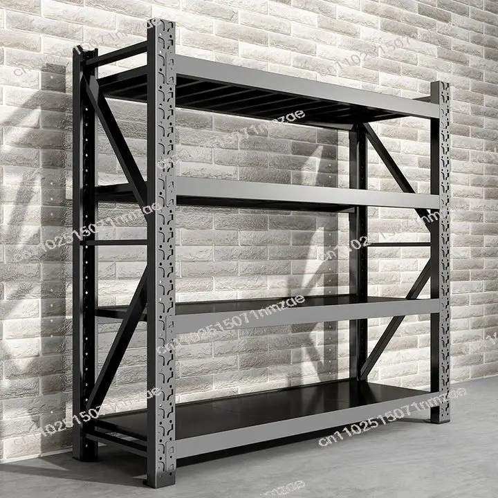 Longspan Display Steel Shelving Medium Duty Stacking Racks & Shelves for Garage Storage  2000*600*2000mm