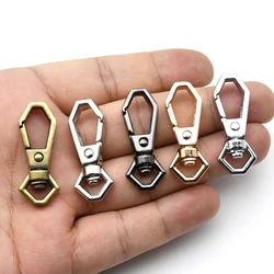 Metal Snap Hook Carabiner Spring Lobster Clasps Trigger Clips for Leather Craft Bag Chain Strap Parts Keychain Accessories