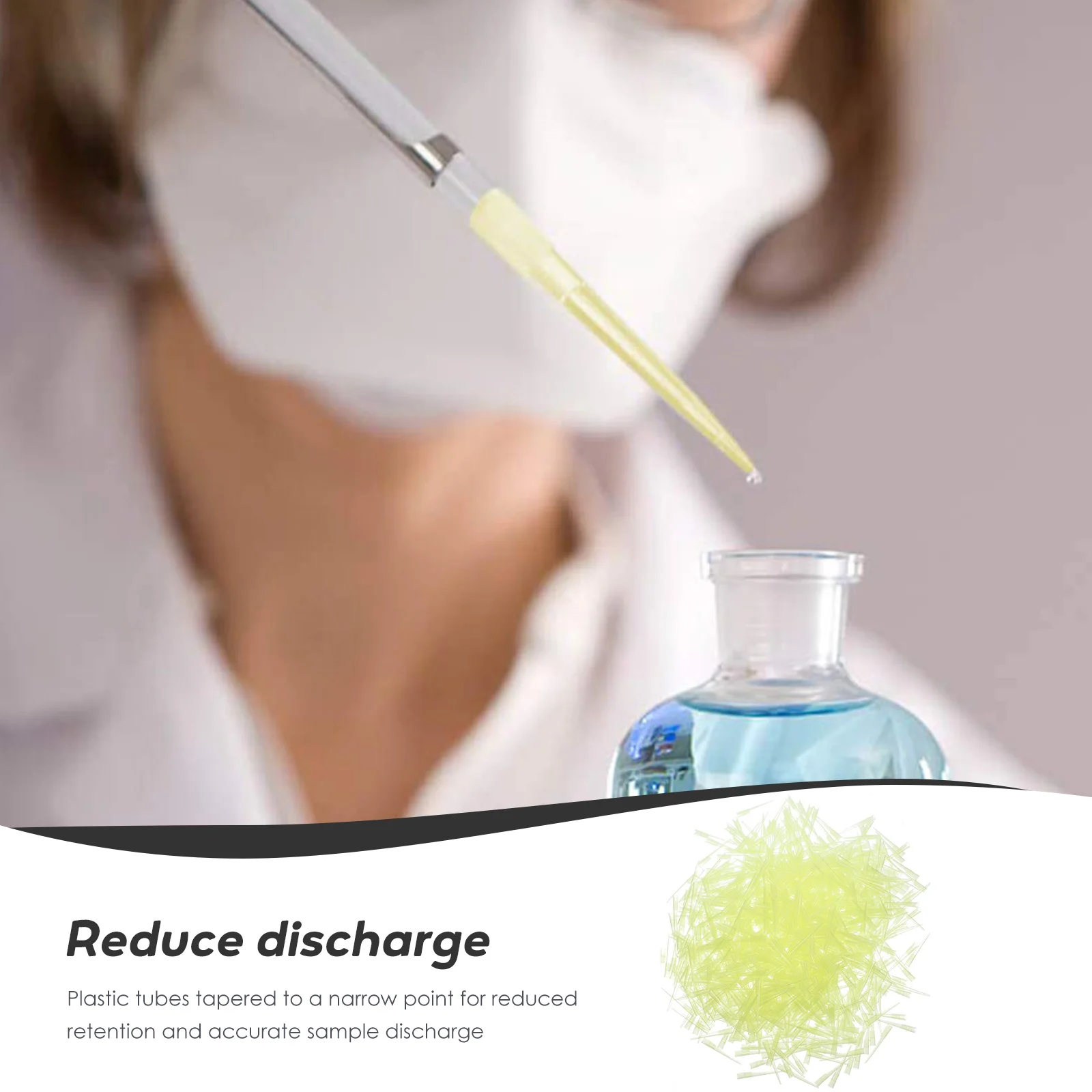 

1000 Pcs Laboratory Supplies Pipet Head Suction Nozzle Pipettor Pipette Baby Tip