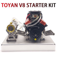 TOYAN V8 Gasoline Engine with Starter Kit FS-V800WGPC Engine Model Overhead Valve Toy Kit