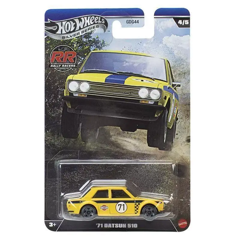 Hot Wheels Oryginalne GDG44 RR Rally Racers Seria Odlewane Modelki Samochodów ze Stopu Metali Dekoracja Ford Audi Zabawki Samochody Prezenty Niespodzianki