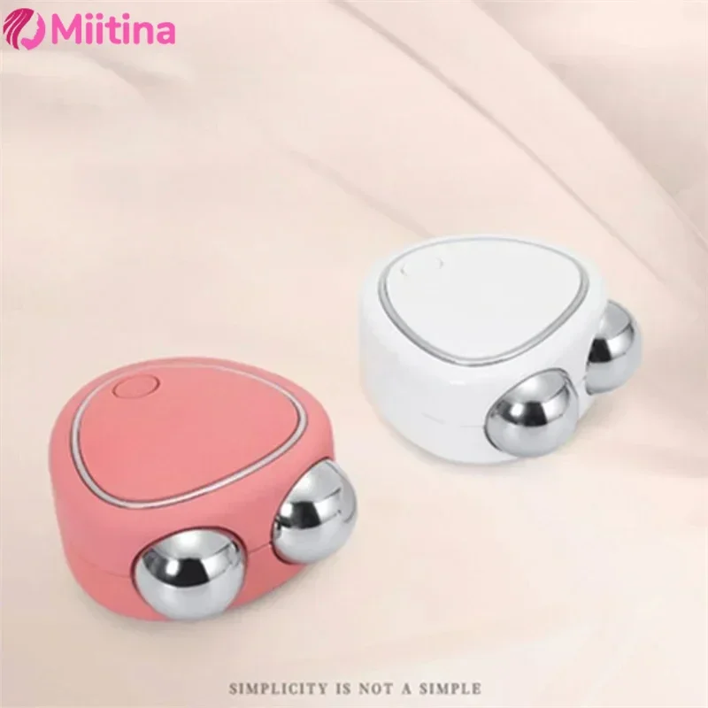 Upgraded Dual Roller Massager Dual Head Micro Current Beauty Device Rechargeable Portable Import Device Cavitation Machine Spa