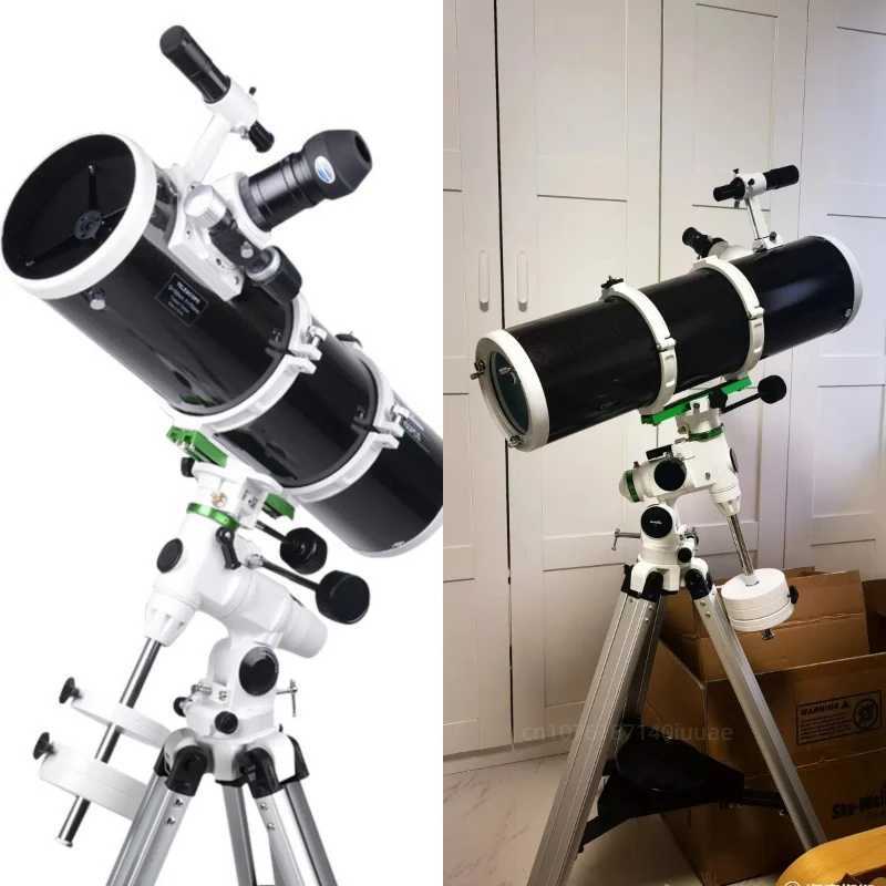 Xinda 150EQ Astronomical Telescope, Single Speed Aluminum Tripod, High Resolution Deep Space Stargazing Telescope