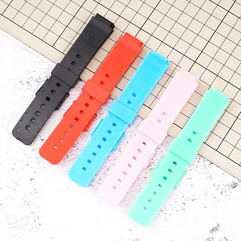 Strap for Casio MW-59 MQ-24 MQ-27 MQ-76 MQ-71 MQ-107 MW-59 Watch Band Replace Colorful Resin Rubber Watchband Bracelet 16mm