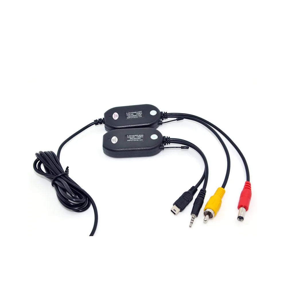 

Transmitter Receiver for Car Reversing Camera Wireless Receiver GPS Wireless Transmitter Receiver 2.4G Wireless RCA 12V Portable