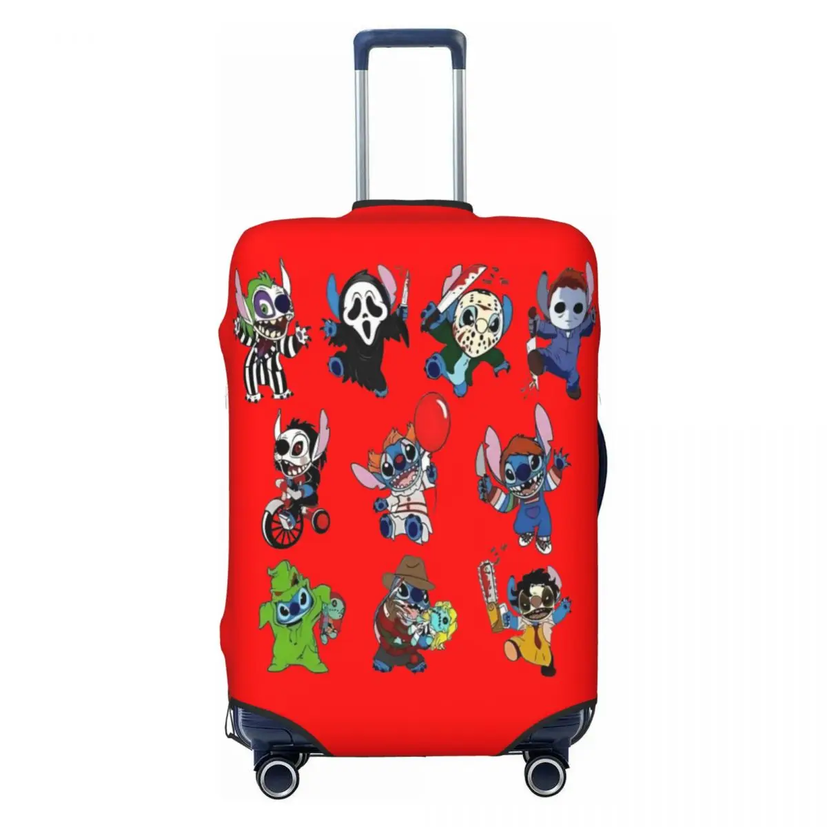 

Custom Stitch Anime Jigsaw Puzzle Luggage Cover Funny Suitcase Protector Covers Suit For 18-32 inch
