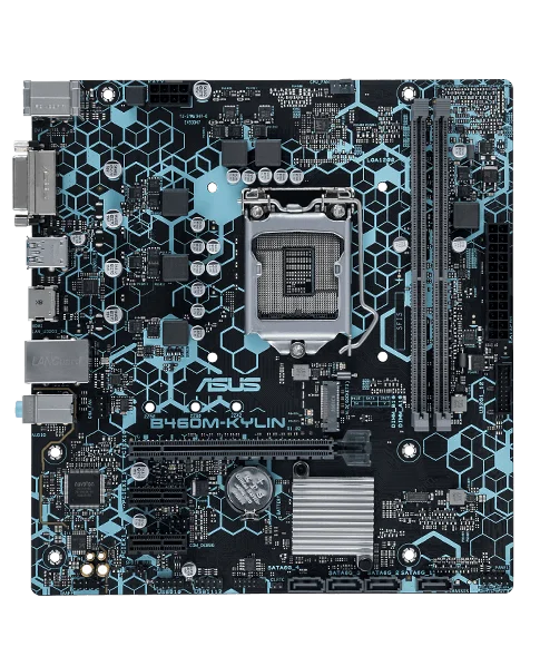 

База Placa ASUS B460M-KYLIN Intel B460 LGA 1200 DDR4 64 ГБ, совместимая с процессором Core i3-10100 10325 10700 10900 G6505 M.2 Micro ATX