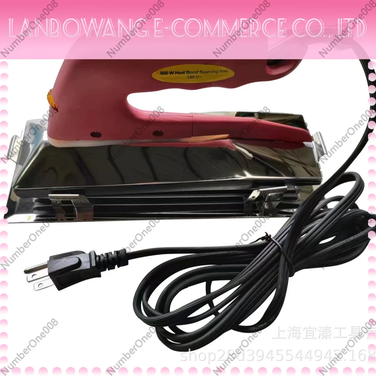 JN482 Carpet Seaming Iron, Industrial Heat Bond Iron with Hot Melt Adhesive for Carpet Tools (220V 1600W)