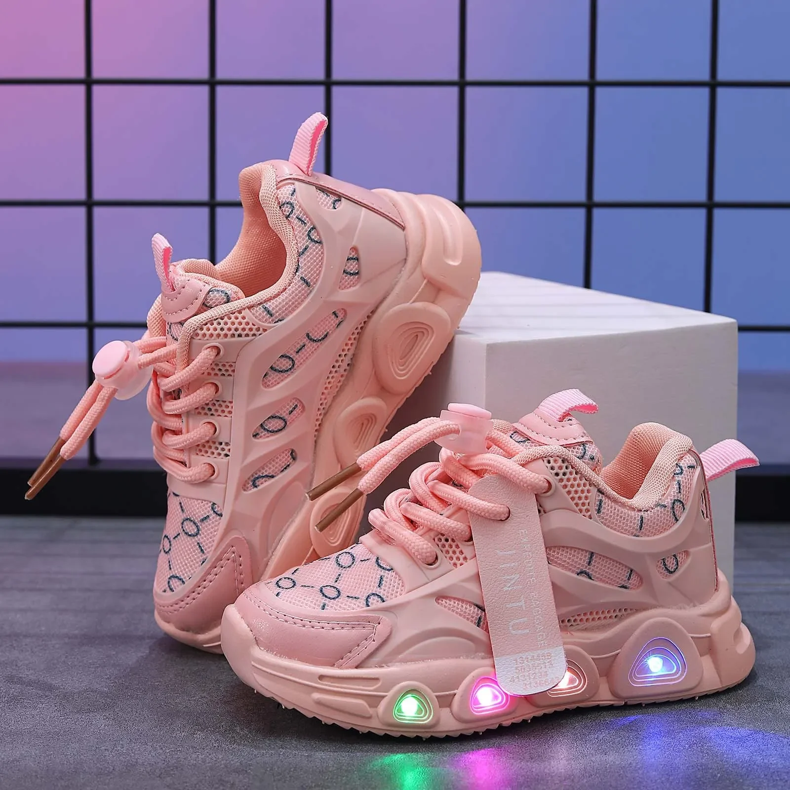 Scarpe luminose per bambini a LED Scarpe luminose a LED per ragazze Scarpe da passeggio per bambini Ragazze Bambini Bambini Sneaker casual per bambini per ragazzo