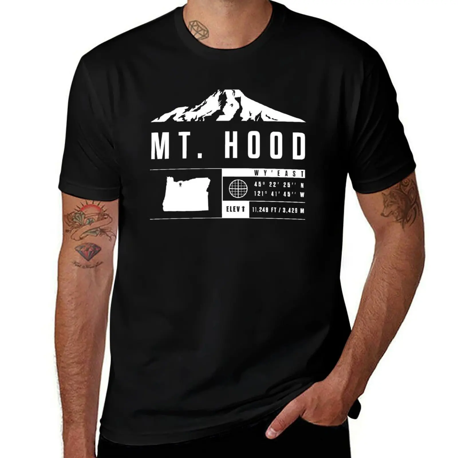 

Mt. Hood - Wy'east T-Shirt quick drying oversized black t shirts for men