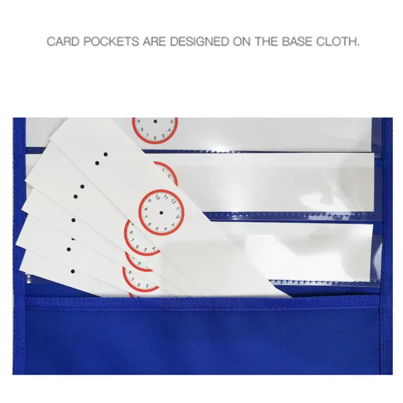 Work Study Pocket Chart Kids Daily Schedule Pocket Chart Education Schedule Card For Classroom School Home Office