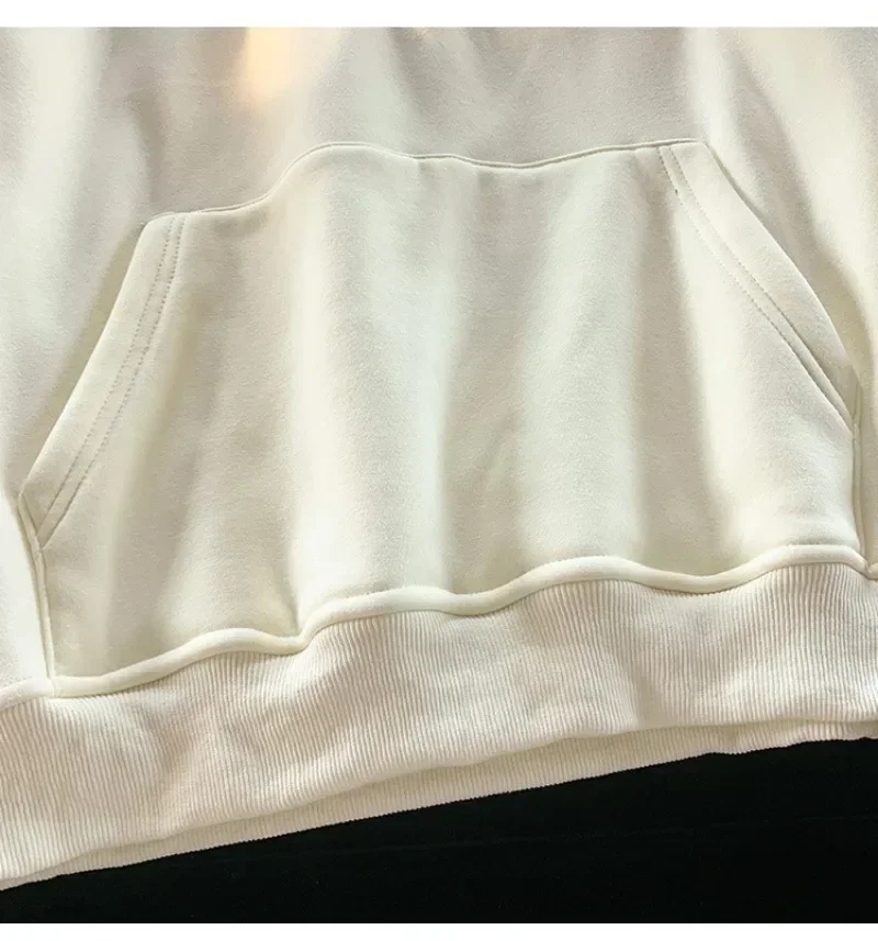 Letter Print Women's Gothic Hoodies Women Men Autumn Winter Hoodie With Chain Long Sleeve Pullover Hooded Korean Sweatshirt Y2k