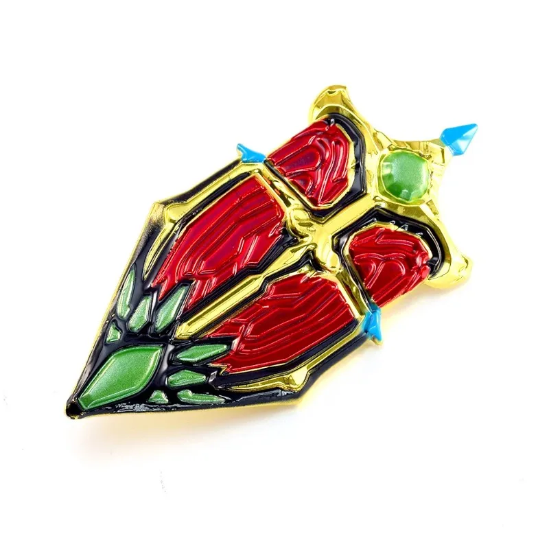 11 cm/4,33 in Warcraft Film Peripherie Waffe Halberd Barriere Schild Metall Handwerk Dekoration Modell Ornament Sammlung Desktop