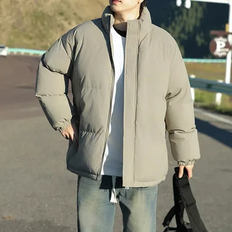 

Мужская одежда, карманы на молнии, кардиган с длинными рукавами, однотонная повседневная водолазка, пальто на пуговицах, осенне-зимние куртки, винтажные топы