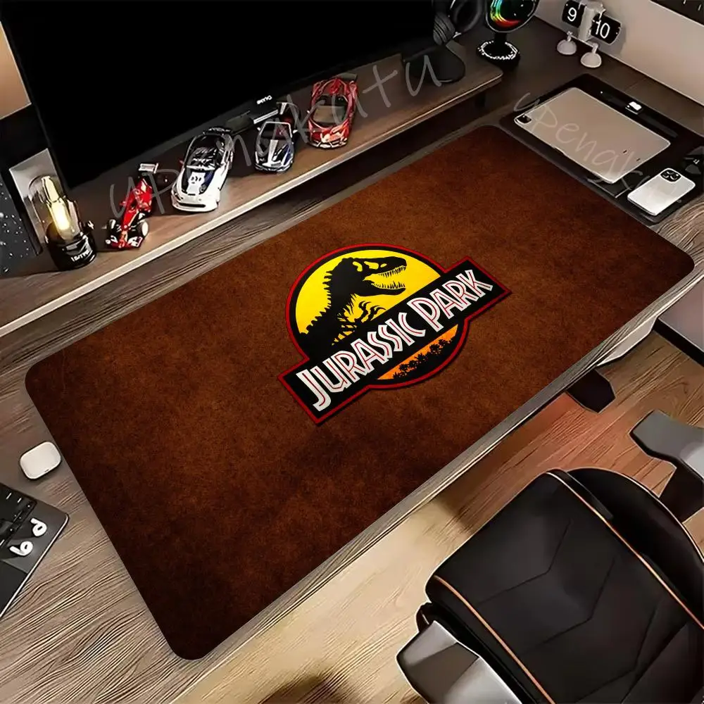 Large Mouse Pad Anime Gaming Mousepad Jurassic Park Mause Pad Gamer 90x40cm Mouse Mat Office Table Carpet PC Desk Play Mat