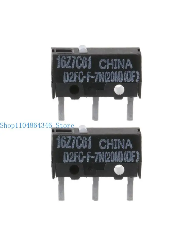 652F Mouse Micro Switch Original D2FC-F-7N White Dot 20M Clicks Micro Switch