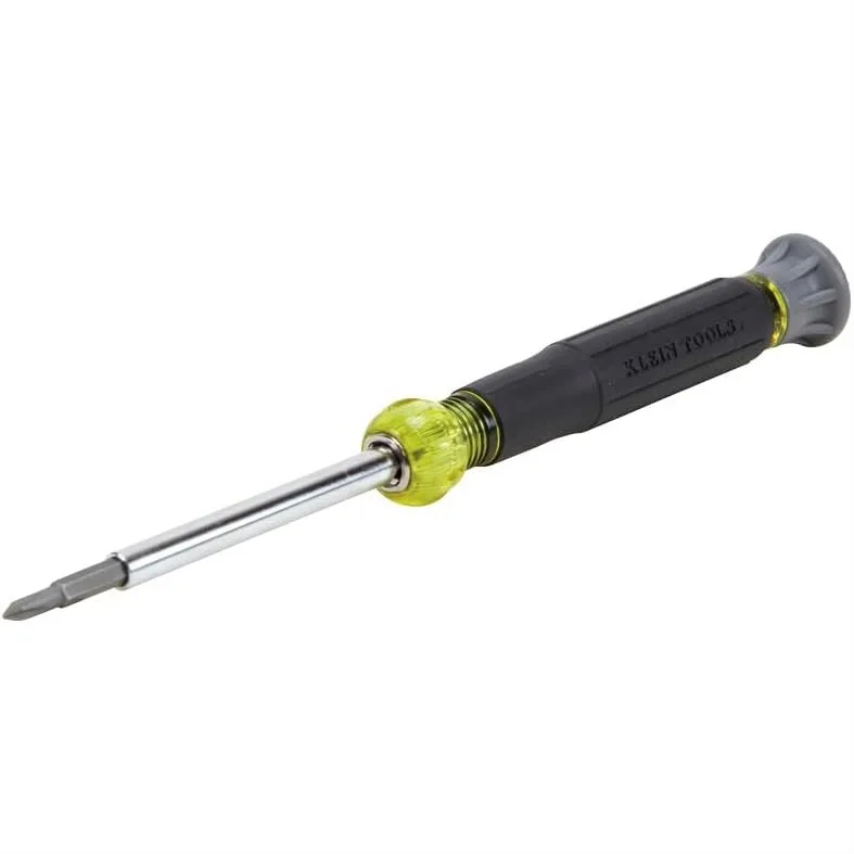 

4-in-1 Precision Screwdriver Set with Slotted and Phillips Bits for Electronics