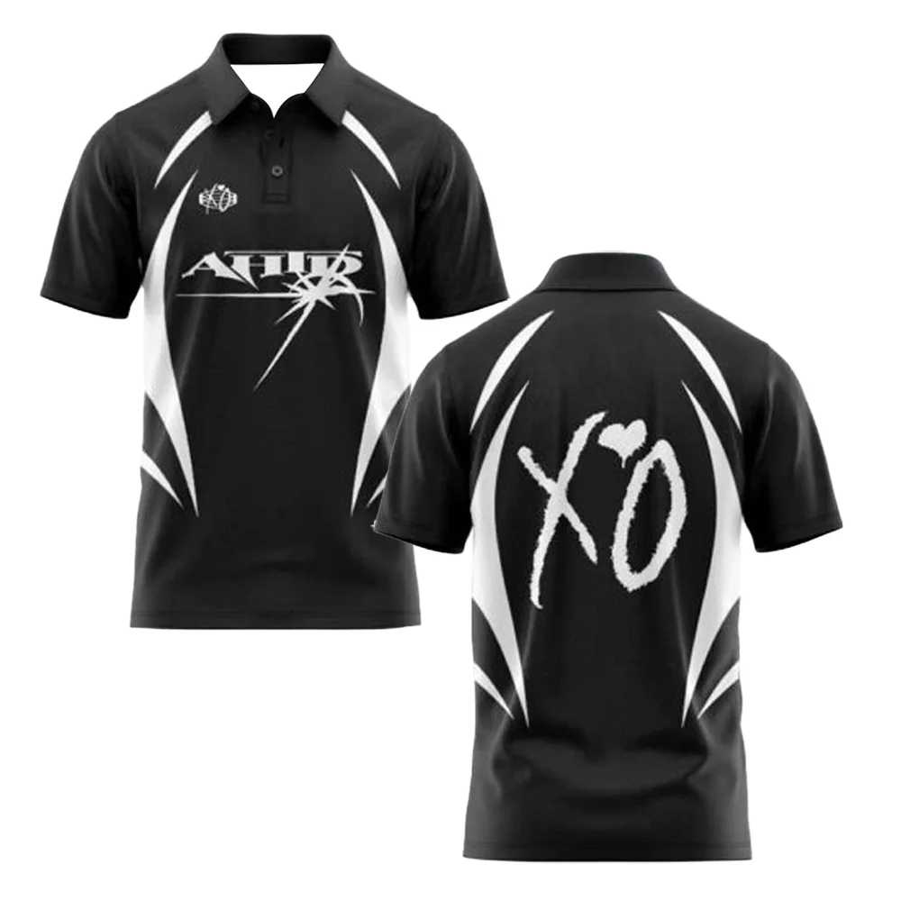 TheWeeknds After Hours Til Dawn Tour XO Polo Shirt 3D Print Merch Unisex Clothing High Street Outdoor Short Sleeve Jersey Casual