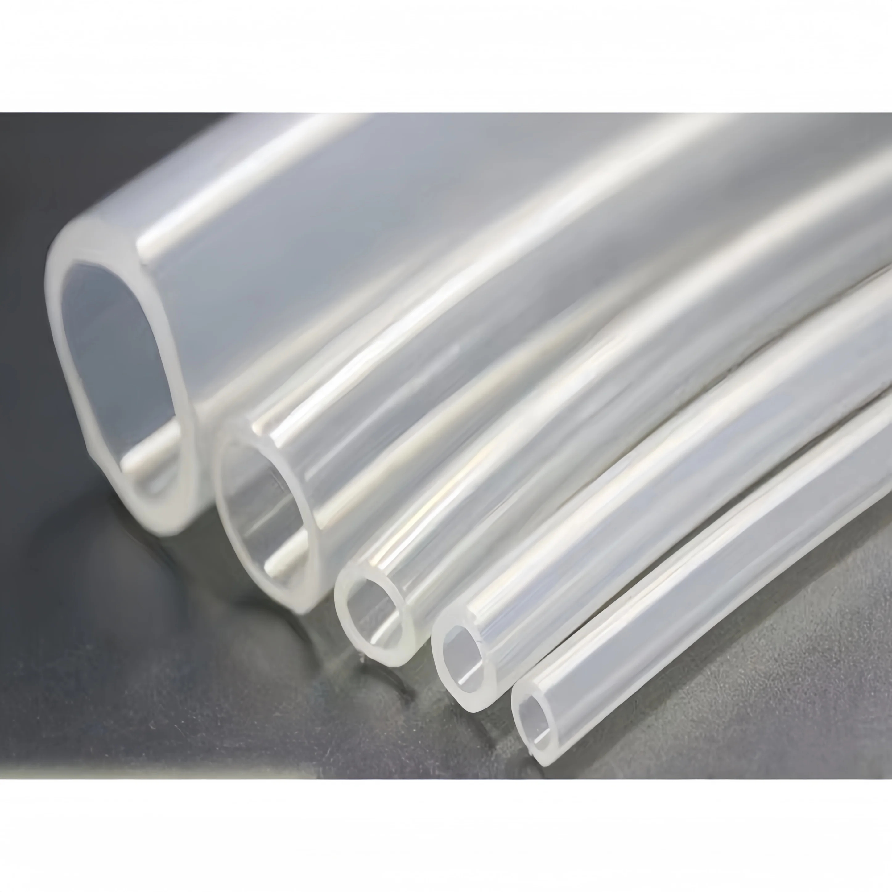 Custom Silicone Tubing, Temperature Resistance Silicone Hose Tube, Food Grade Pipe,1 meter / 3.28ft,Transparent