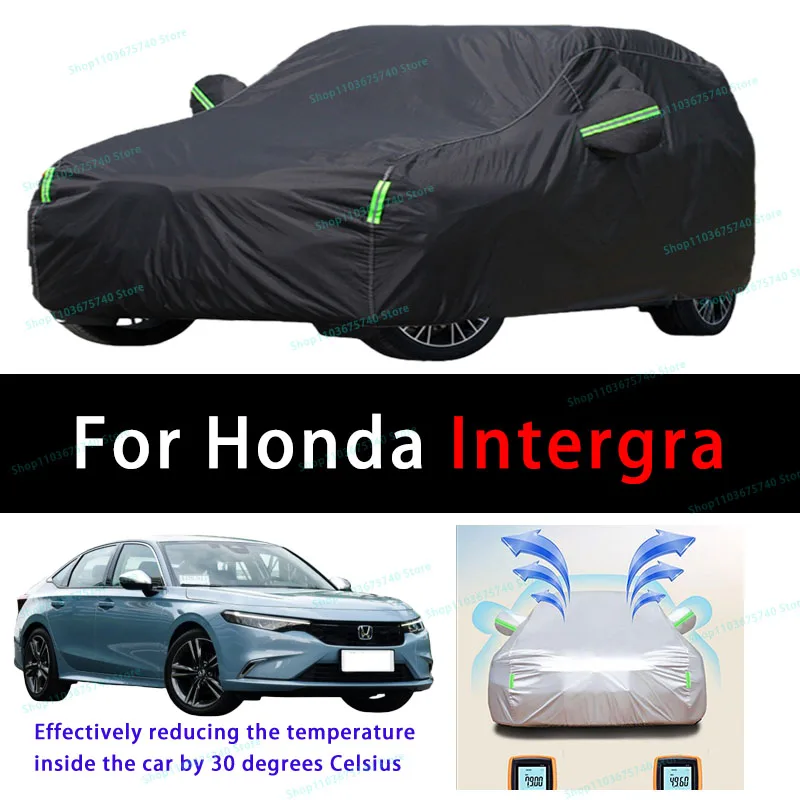 

For Honda Intergra Summer Full Car Covers Outdoor Sun uv Protection Dust Cooling Protective Auto Protective Cover