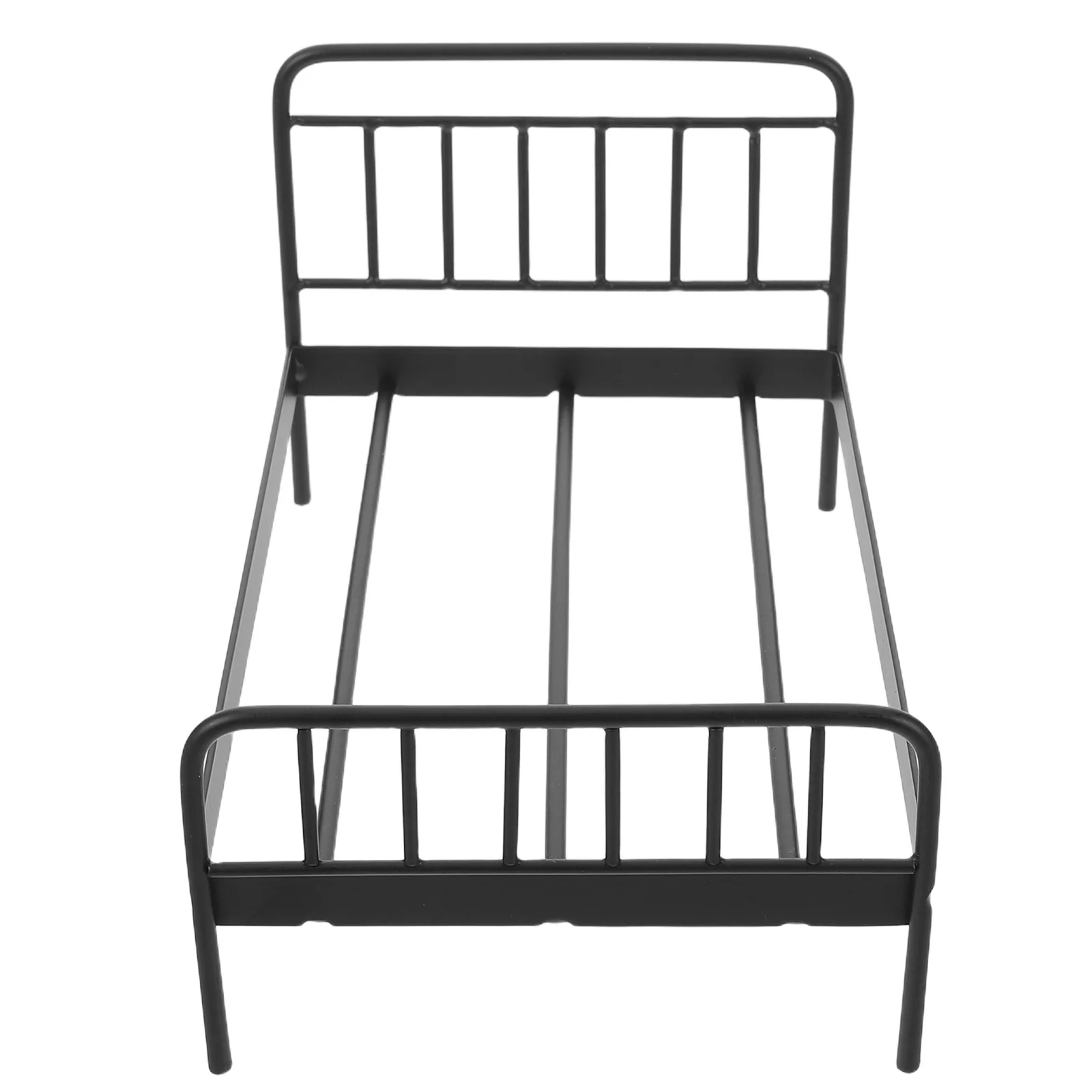 Meubles miniatures pour lit de bébé, jouets, accessoires pour maison de poupée, modèle de chambre à coucher, décoration superposée en fer