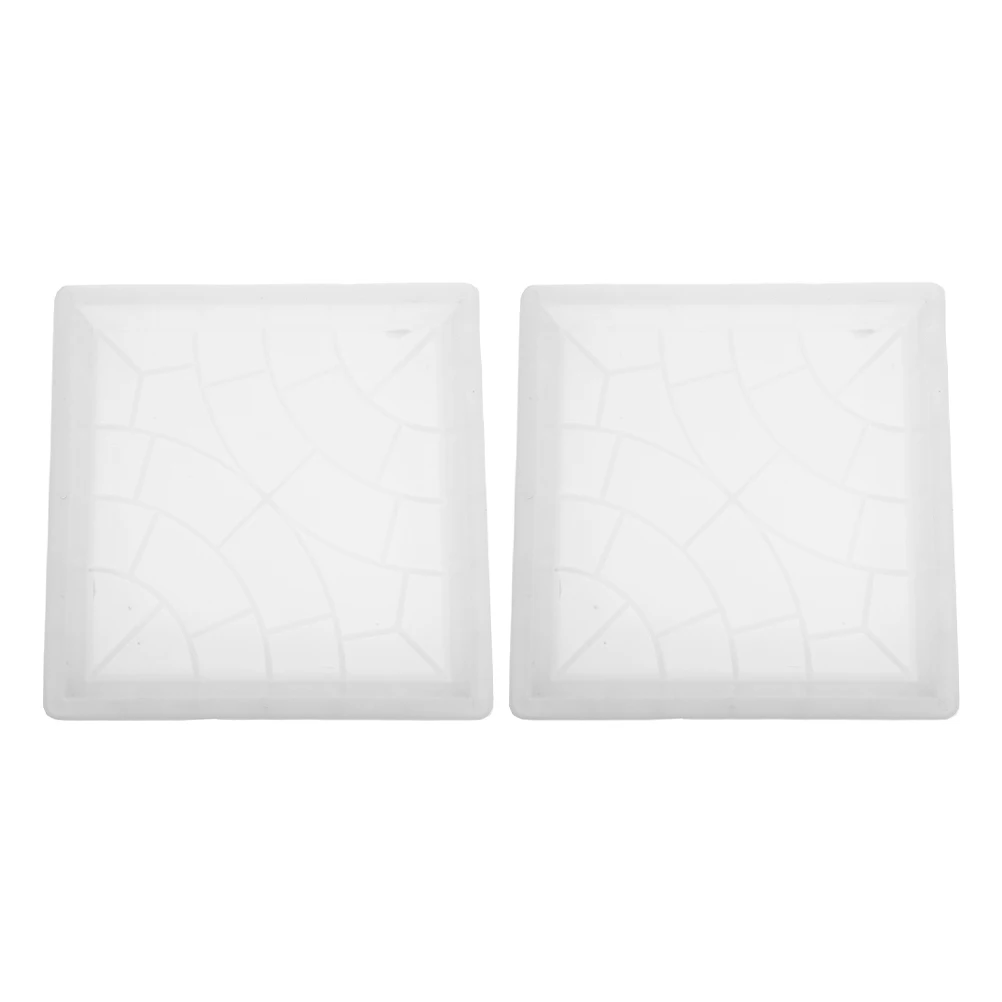 

2Pcs Lawn Concrete Mold Garden Pavement Mold with Fortune Pattern for Yard Pathway Stepping Stone Making Garden Paving Mould