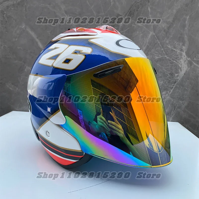 Ram3 Pedrosa Samurai Yarım Kask Erkekler ve Kadınlar Motosiklet Off-Road Yaz Kask Yokuş Aşağı Yarış Dağ Çapraz Kasko Capacete