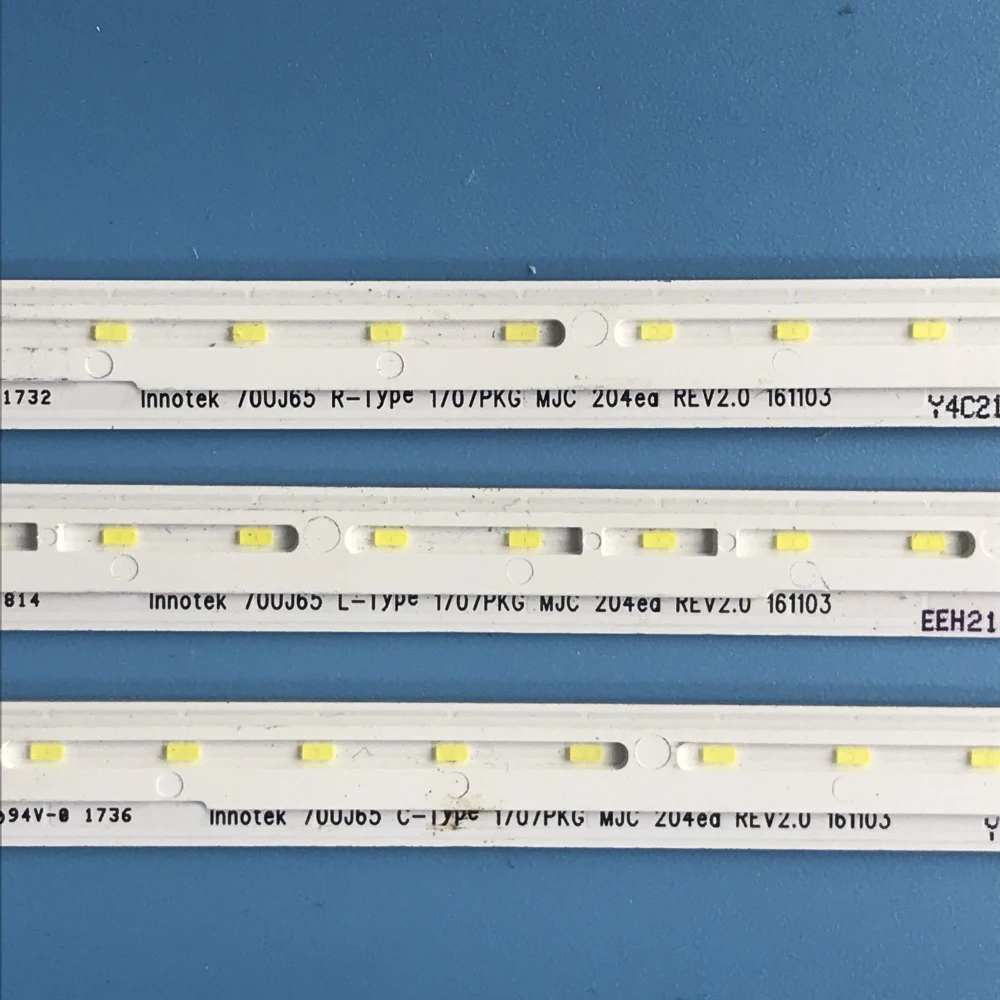 

LED Backlight Lamp strip For 70UH6350 70UH6350-UB 70UK6540 70UK6950 70UJ657T Innotek 70UJ65 R-Type L-Type C-Type 1707PKG