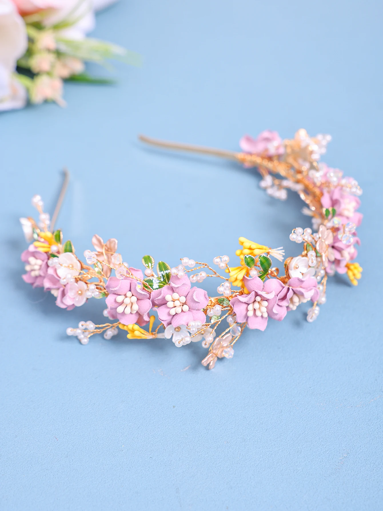 1 pezzo di splendide fasce per capelli copricapo da sposa accessori per feste casual