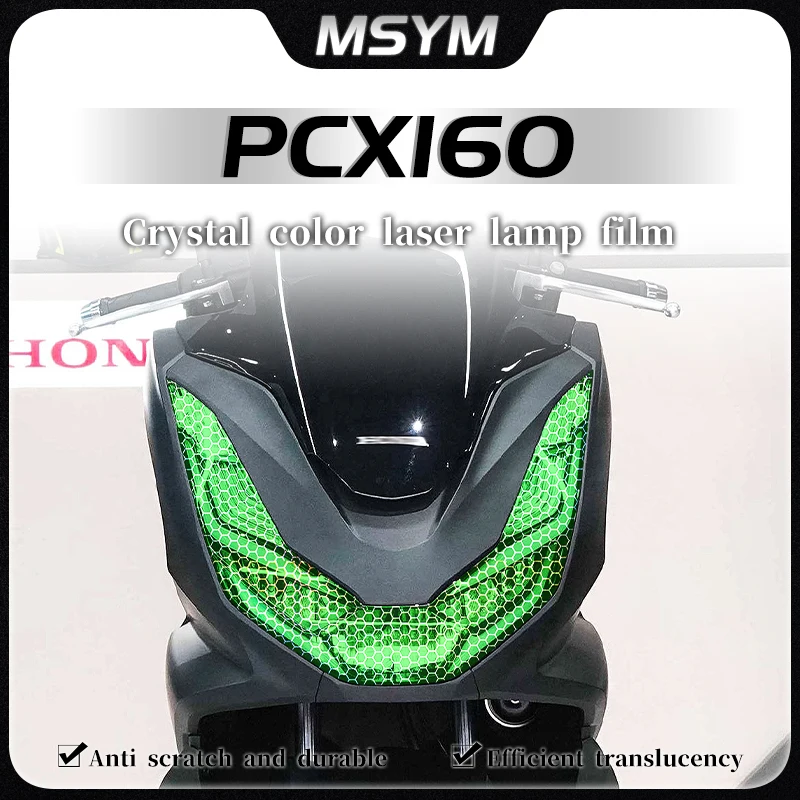 

For HONDA PCX160 PCX 160 pcx160 Motorcycle Headlight and taillight film honeycomb laser sticker protective film accessories