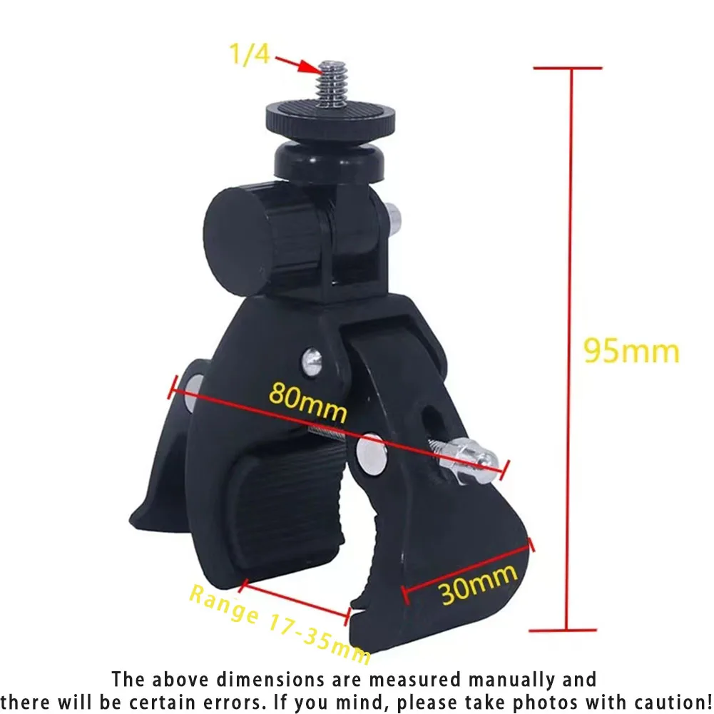 for Insta360 Bicycle Motorcycle Handlebar Mount Holder For GoPro Hero 13 12 11 10 YI 4K SJCAM DJI OSMO Action Camera Accessories