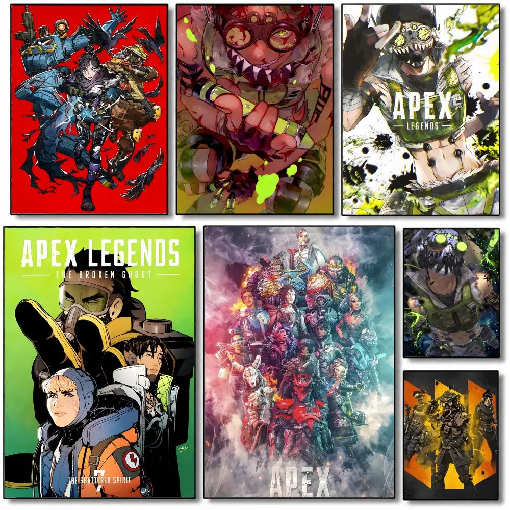 Apex Legends Video Game Poster Fancy Poster American Film Mural Home Childrens Room Wall Decor Print