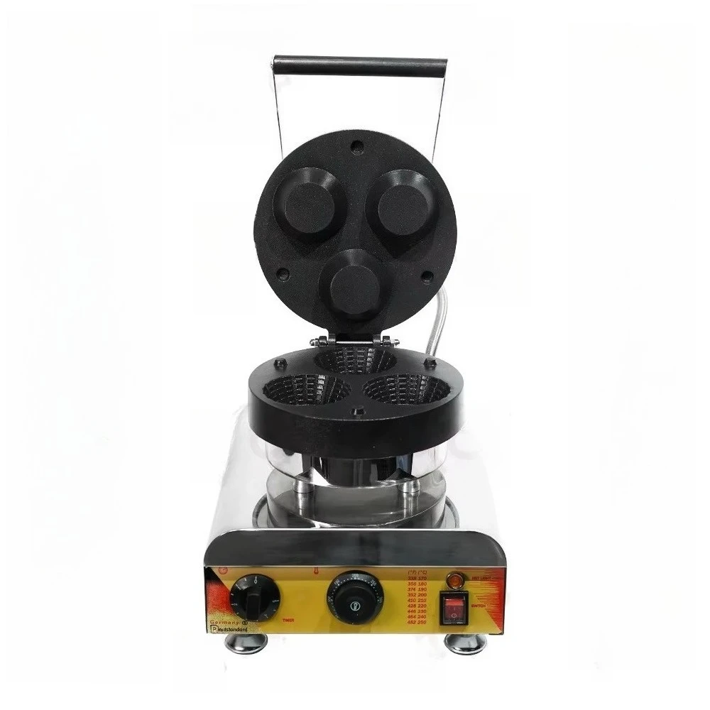 Double-Sided Uniform Heat Commercial Snack Waffle Maker Ice Cream Cone Making Machine for Sale