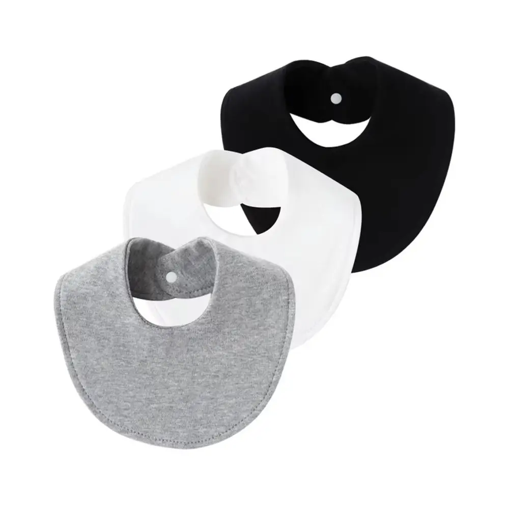 

Cartoon Soft Cotton Baby Bibs Portable Protection Infant Saliva Towels Solid Color Burp Cloth for Baby Stuff
